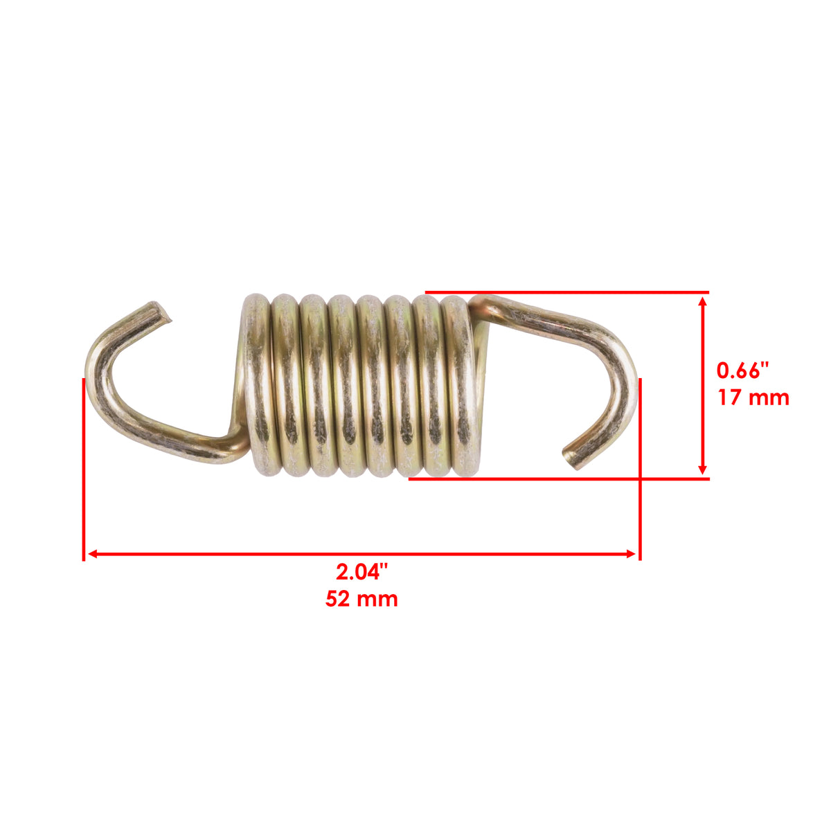 Exhaust Muffler Pipe Springs Kit for Polaris Sportsman 800 EFI (2007–2017)