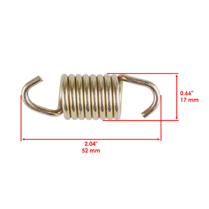 Exhaust Muffler Pipe Springs Kit for Polaris Sportsman 800 EFI (2007–2017)