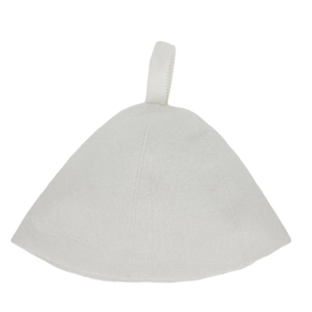 Thicken-Wool Felt Sauna Hat for Spa Bath (10x9.2)