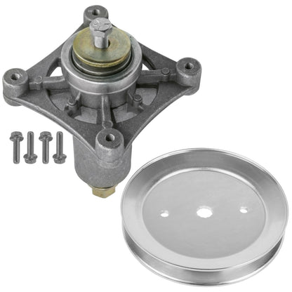Deck Spindle and Pulley Replacement for Poulan Pro 46 Inch (1999–2017)