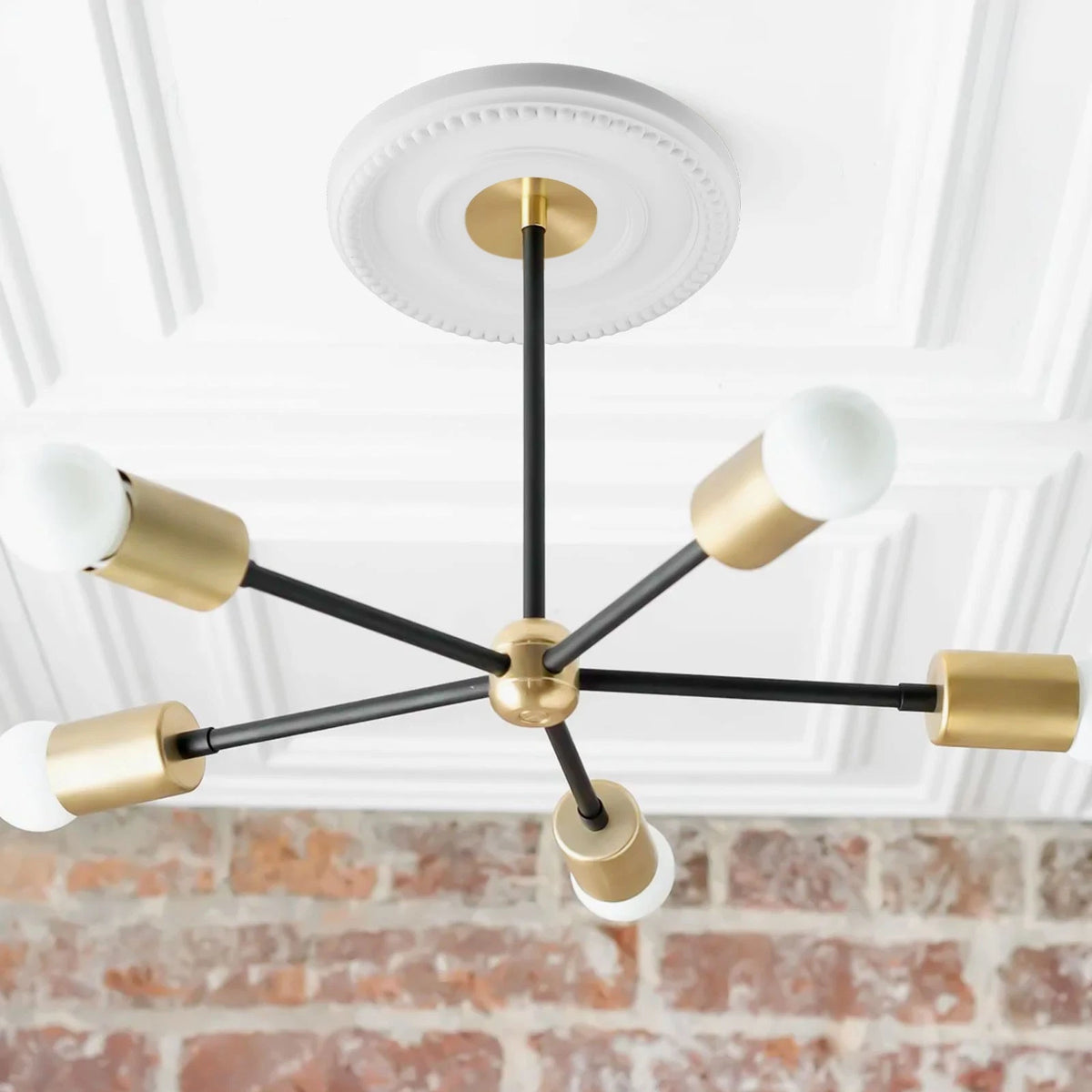Chandelier Medallion for Easy Installation (100mm Inner Diameter, 315mm Outer Diameter)