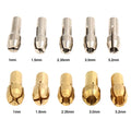 Chuck Adapter Set for DIY Projects (Copper & Stainless Steel)