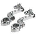 1 1/4" Adjustable Engine Guard Highway Foot Pegs for Harley (Fitment Specific)