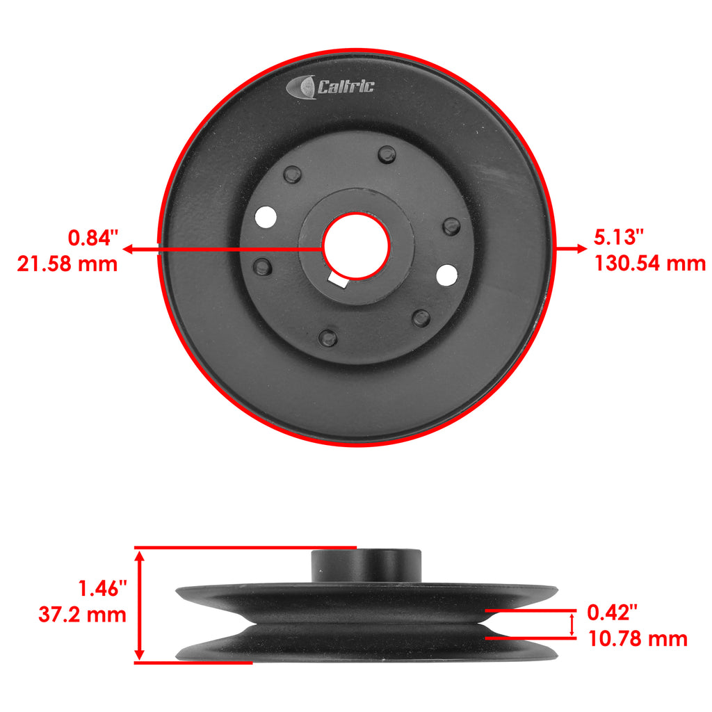 Deck Spindle Assembly with Pulleys Replacement for Bad Boy (2015–2016)