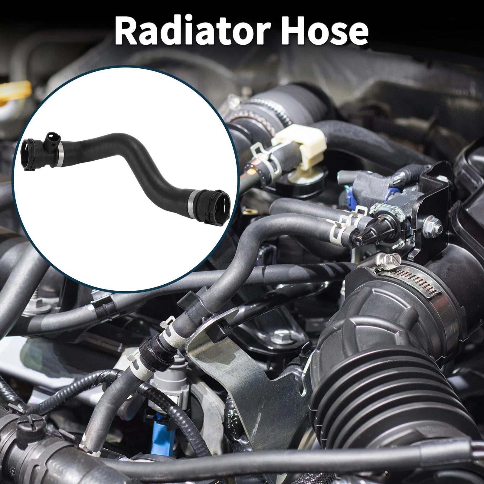 Radiator Hose Replacement for BMW X5 2003–2006 Installation Position Downpipe