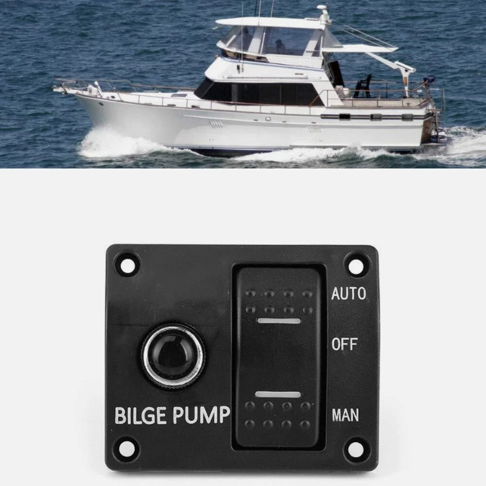 3 Way Bilge Pump Switch for Boating and Camping