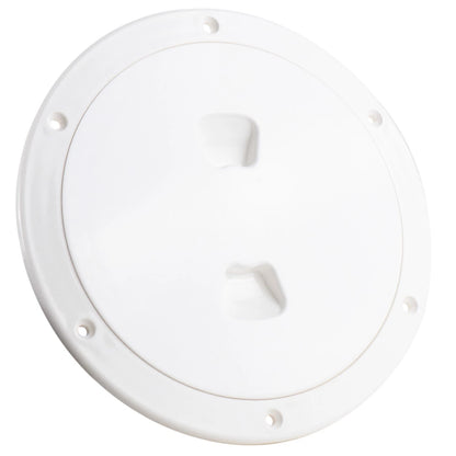 4" Round Inspection Deck Plate Hatch for Marine Boat (Off-White)