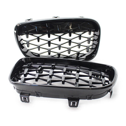 Black Diamond Meteor Front Grille for BMW 1 Series (2008–2011)