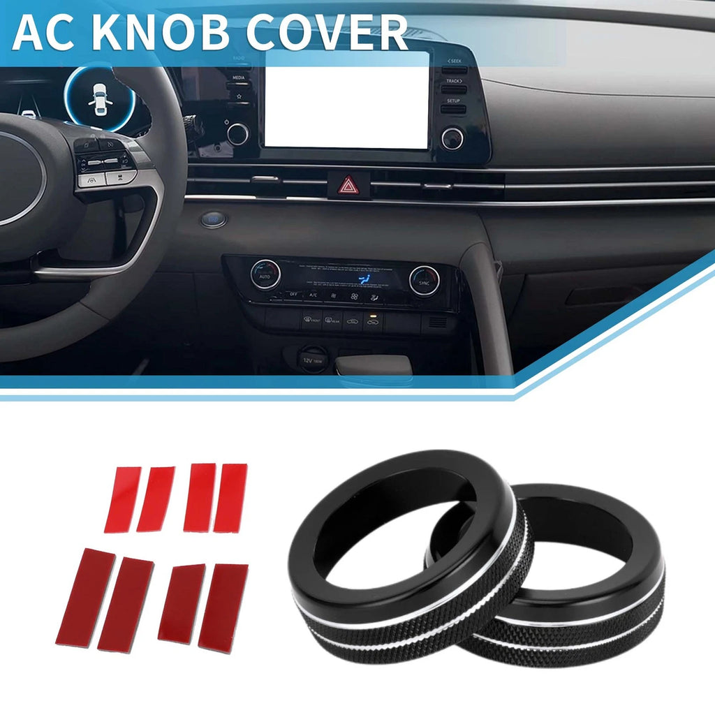 AC Climate Heater Switch Knob Cover Ring Replacement for Hyundai Elantra (2021–2024)