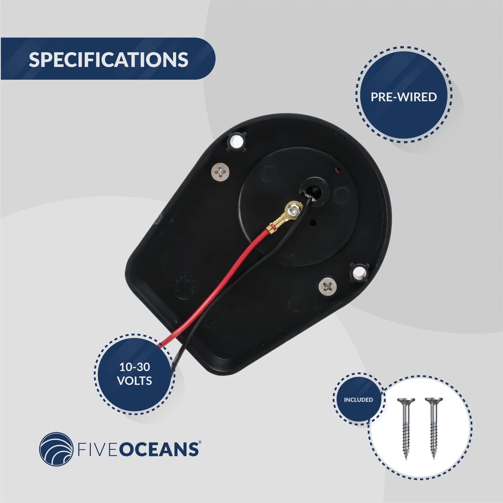 LED Navigation Bow Light & 360 Anchor Light for Marine (12V) FO4429-C1