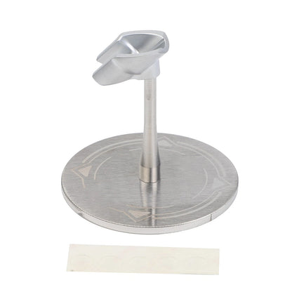 Compact Stainless Steel Soldering Iron Stand with Non-Slip Rubber Pads