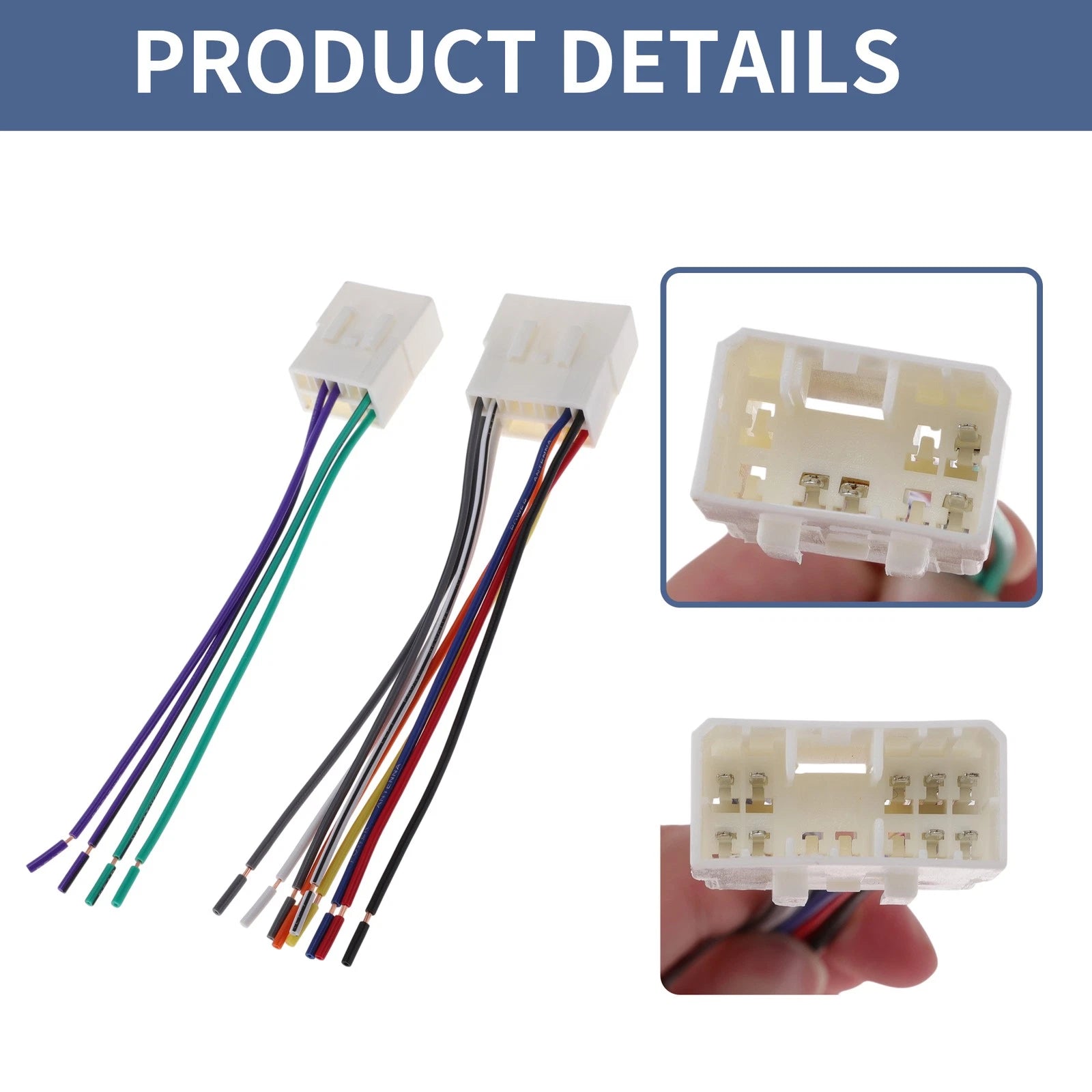 Car Stereo CD Player Wiring Harness Set for Mazda 323 (1990–1994)