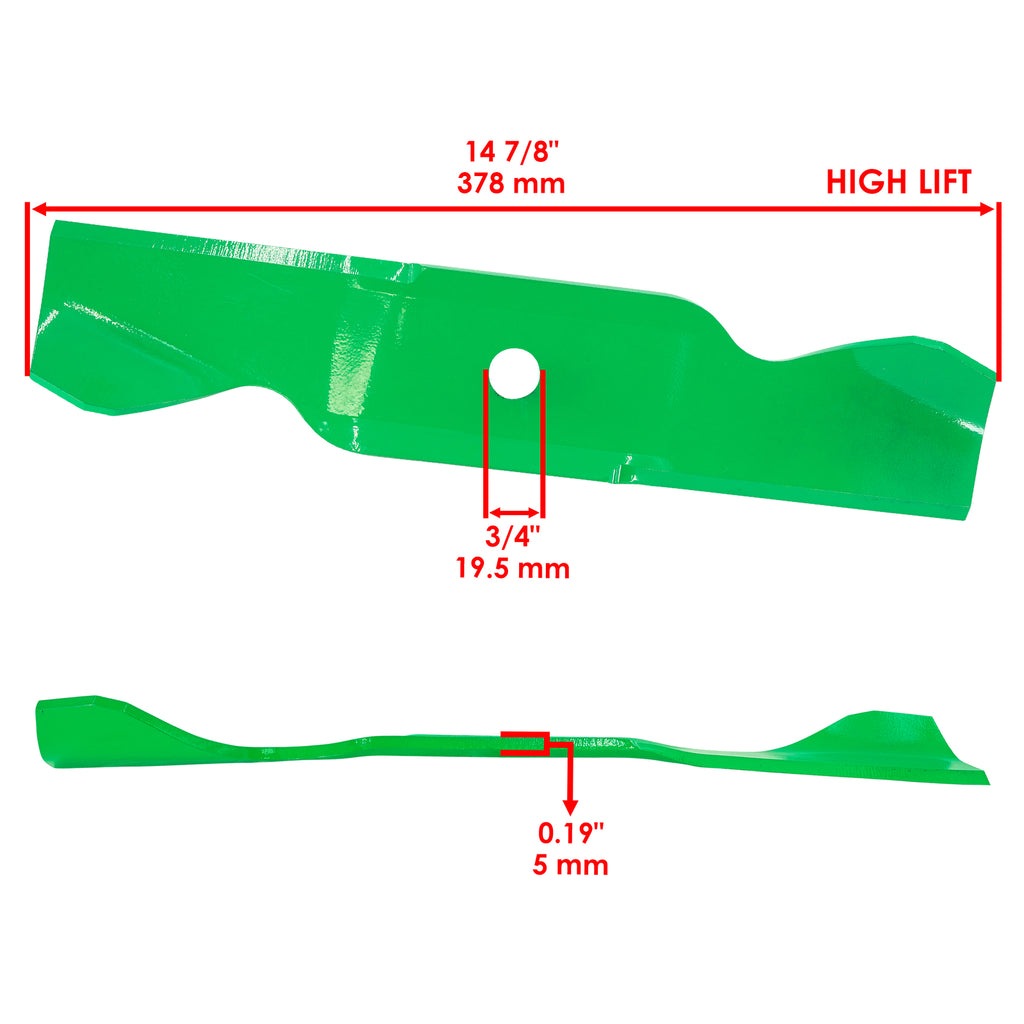 Deck Blade 46 Inch Replacement for Cub Cadet 300 321 336 446 (1980–1995)