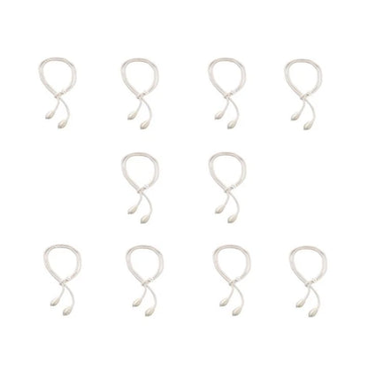 Cotton Blend Adjustable Curtain Holders 48cm for Home Decor
