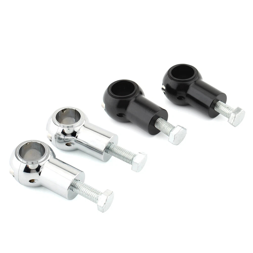 2" Handlebar Clamp Riser Rise Bar For Harley Davidson Cruisers Choppers Pair