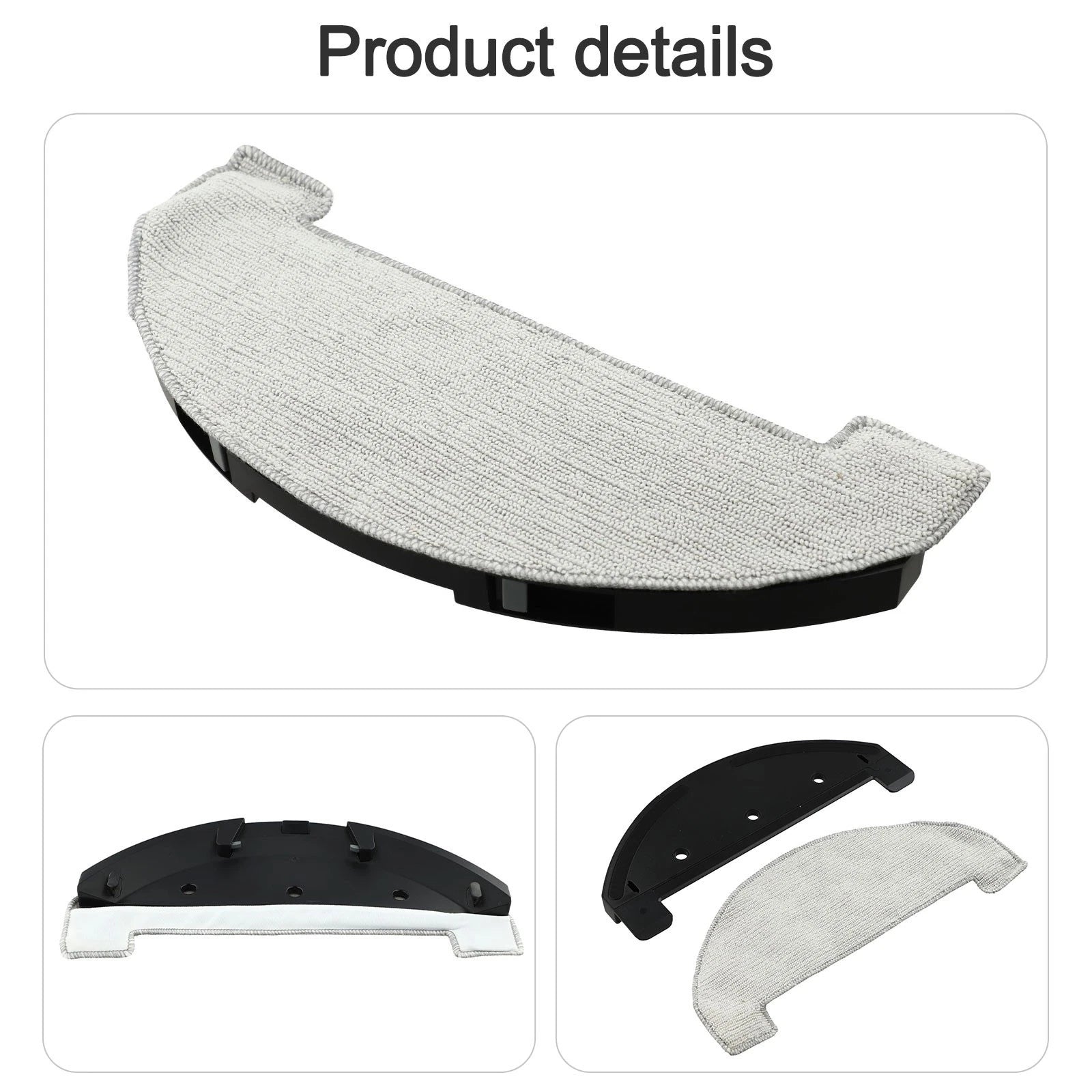 Mop Bracket and Mop Pads Kit for MONSGA MR1 (Replacement)