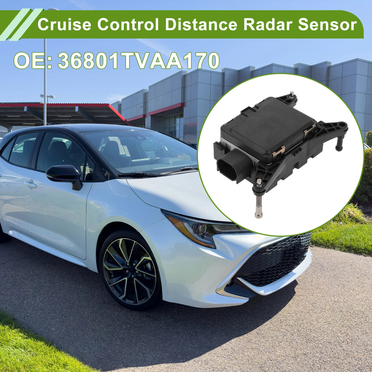 Cruise Control Distance Radar Sensor No. 36801TVAA17 for Honda Accord (2018–2020)