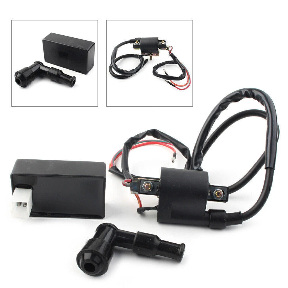 DC 4-Pin CDI Box Ignition Coil for ATV Dirt Pit Bike Go Kart (50-300cc)