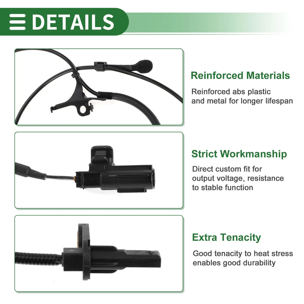 ABS Wheel Speed Sensor Right Front for Toyota Yaris FWD (2012–2018)