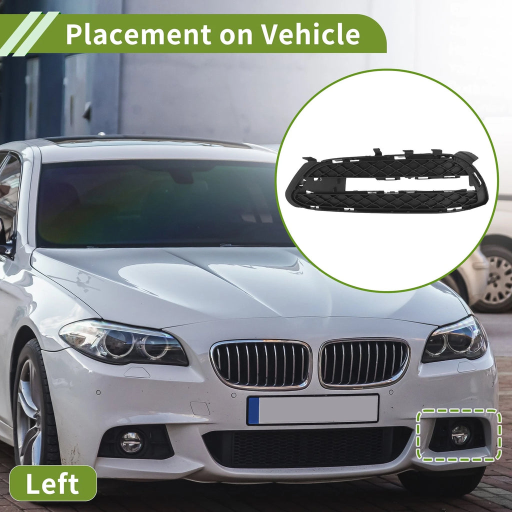 Left Front Fog Light Grill Replacement for Mercedes-Benz E-Class (2009–2013)