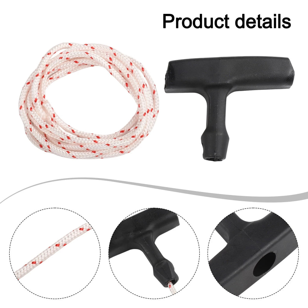 Pull Cord Rope & Handle for Mountfield Lawnmowers
