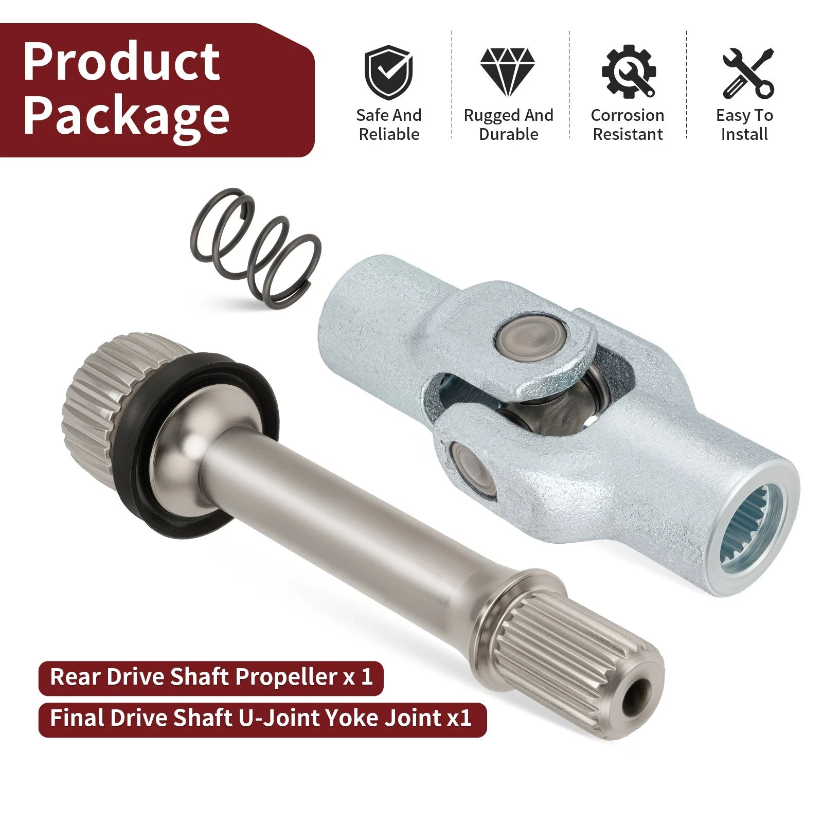Drive Shaft U-Joint Yoke for Honda Foreman 500 TRX500FPE (2007–2011)