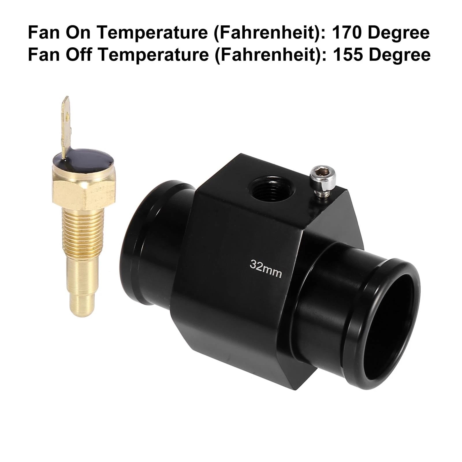Radiator Hose Fitting Adapter with Sensor Switch for