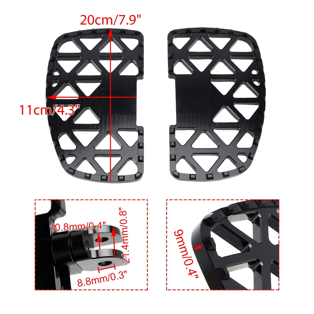 Front Footrests Foot Pegs for Honda GL1800, GB350, CB350 (2001–2025)