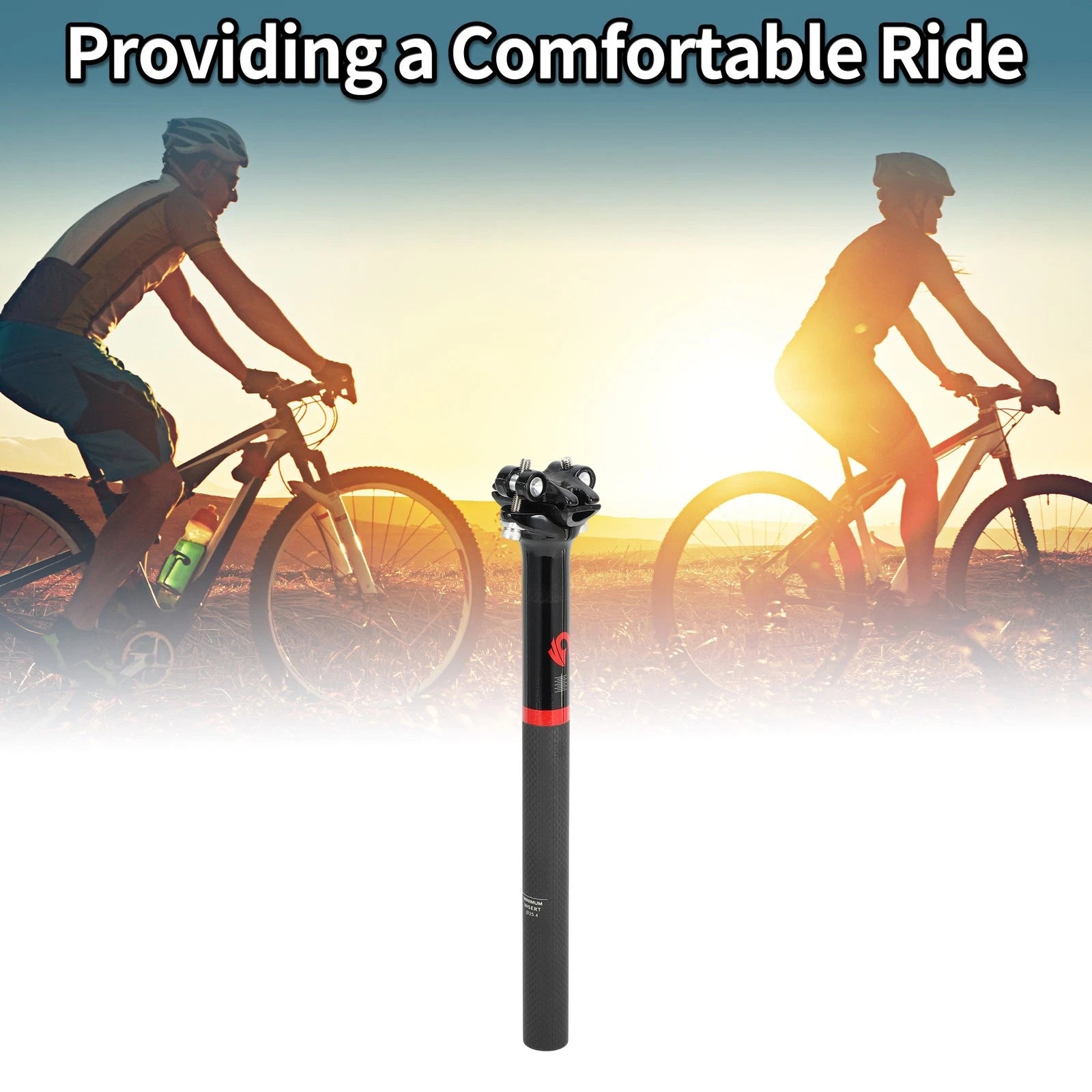 Bike Seat Post Replacement 25.4x300mm for MTBs Road Bikes (2000–2025)