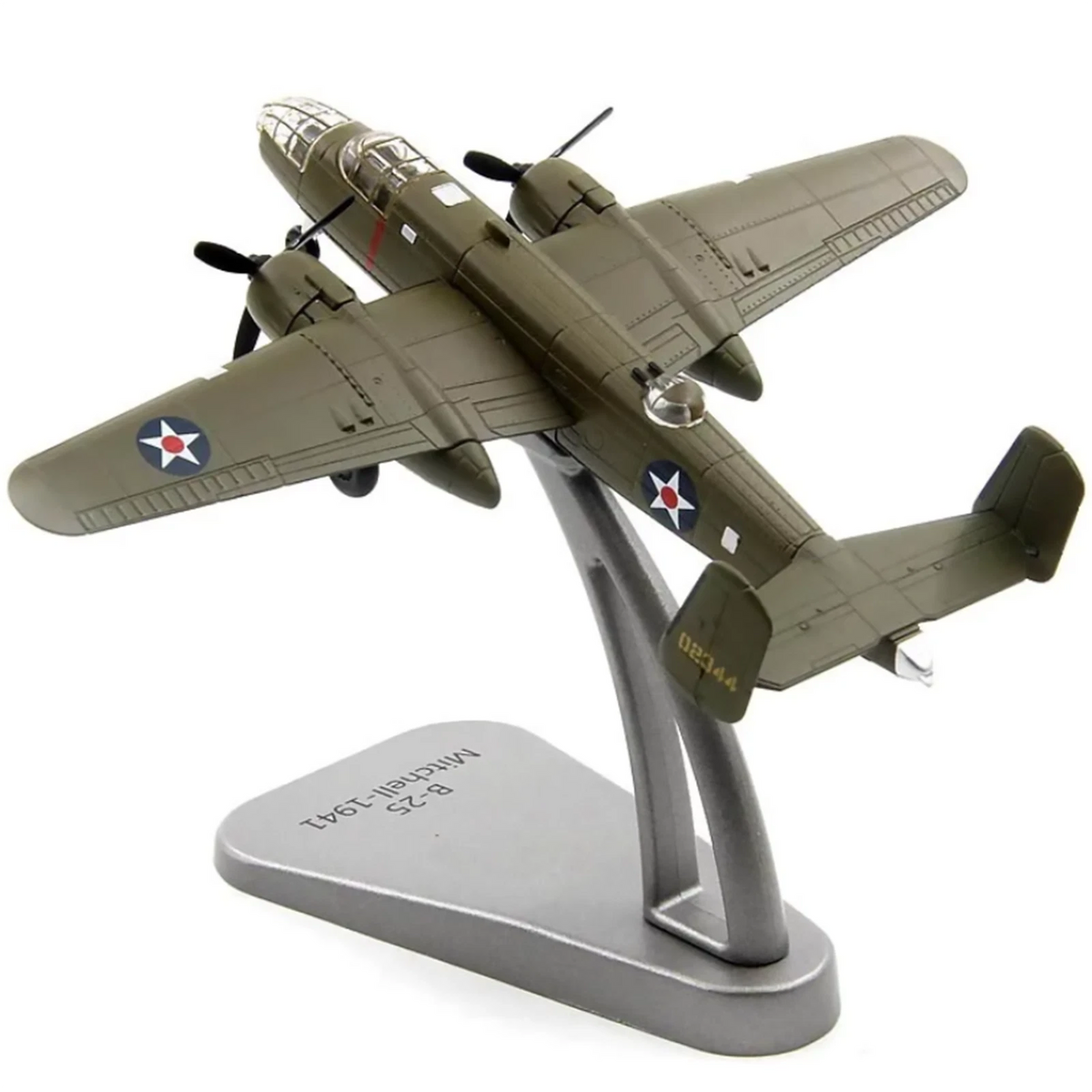 1/144 Scale B-25 Bomber Mitchell Model Aircraft Display