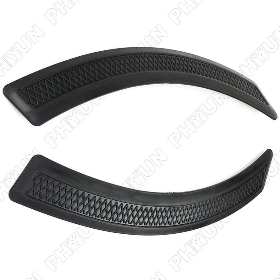 2x Matte Black Front Fender Side Vent Cover For 2008-2015 Mitsubishi Lancer EVO
