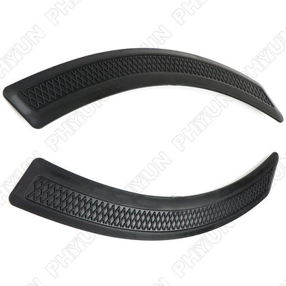 2x Matte Black Front Fender Side Vent Cover For 2008-2015 Mitsubishi Lancer EVO