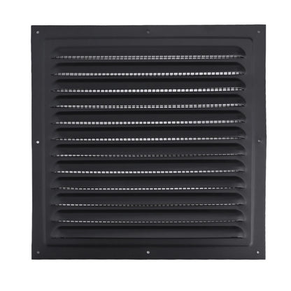 Square Portable Aluminum Louver Vent Grille Cover 250x250mm