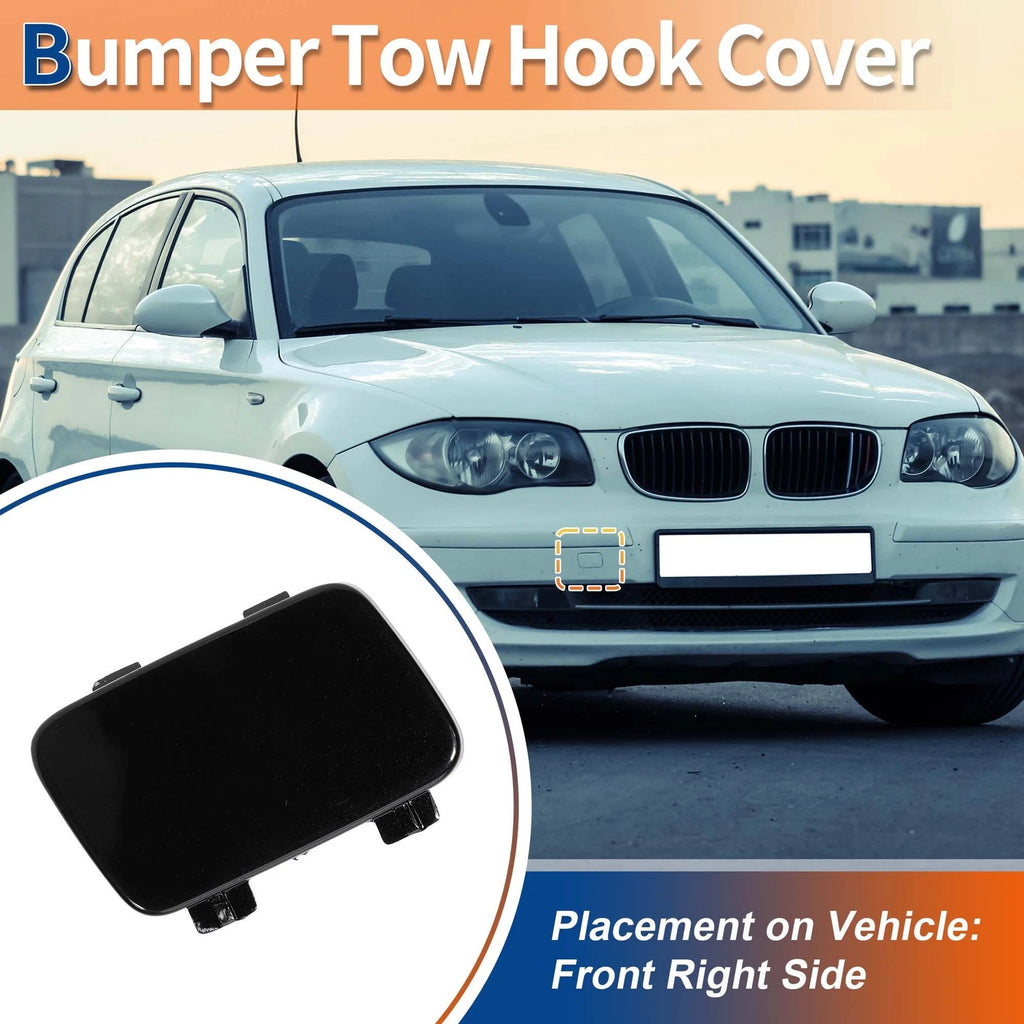 Front Tow Hook Cover Replacement for BMW 1 Series E81 E87 (2007–2013)