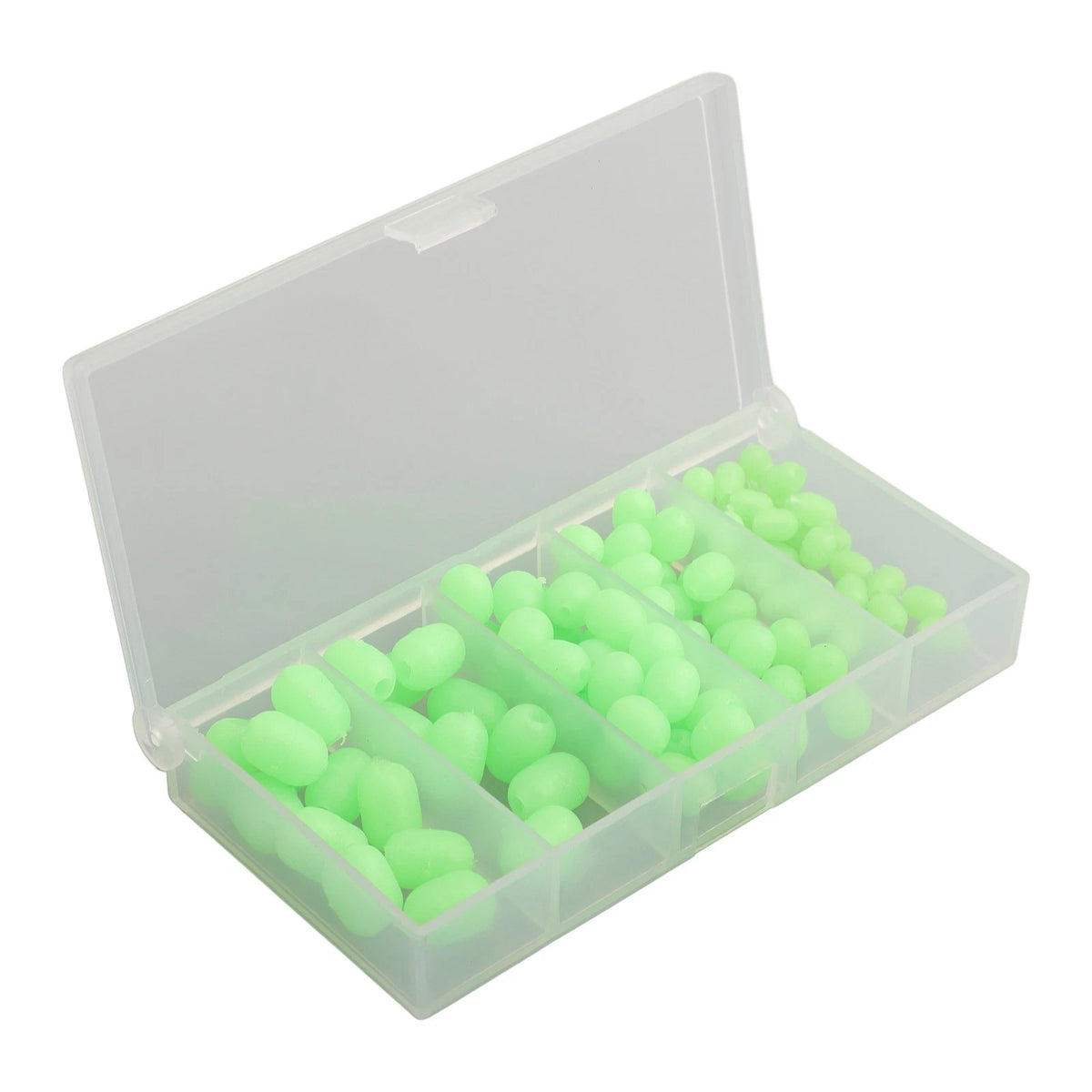 Oval Soft Plastic Beads for Fishing (Reduce Drag, Increase Attraction)