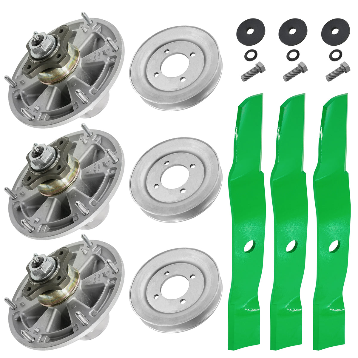 Deck Spindle Kit Heavy Duty for John Deere Z520A Z710A Z810A (2004–2018)