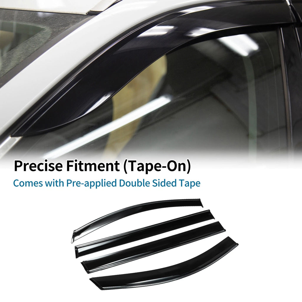Window Deflectors Side Window Vent Visors for Toyota Sienna 2011-2018