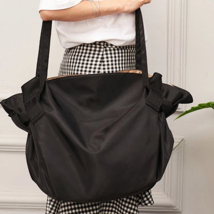 Expandable Large Canvas Storage Bag for Outdoor Travel Organizer
