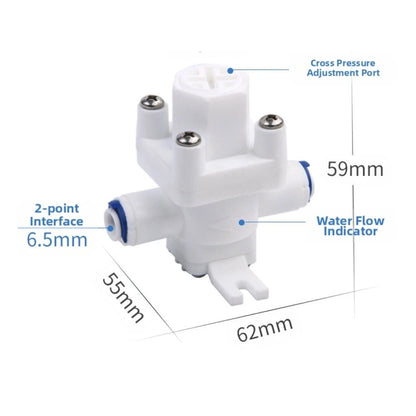 Water Pressure Regulator for Water Purifiers (Counterclockwise Adjustment)
