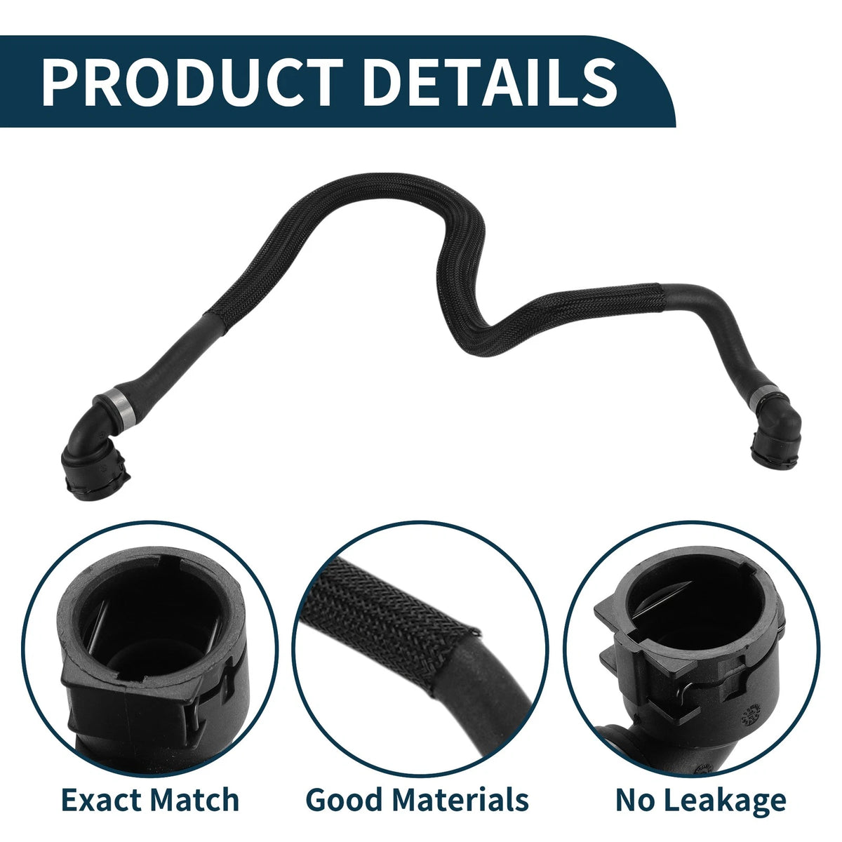 Radiator Hose No.17127600836 for BMW 5 Series (2009–2011)