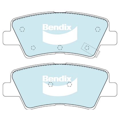 Set of 4 Bendix Rear Disc Brake Pads for Kia Optima (2011–2018)