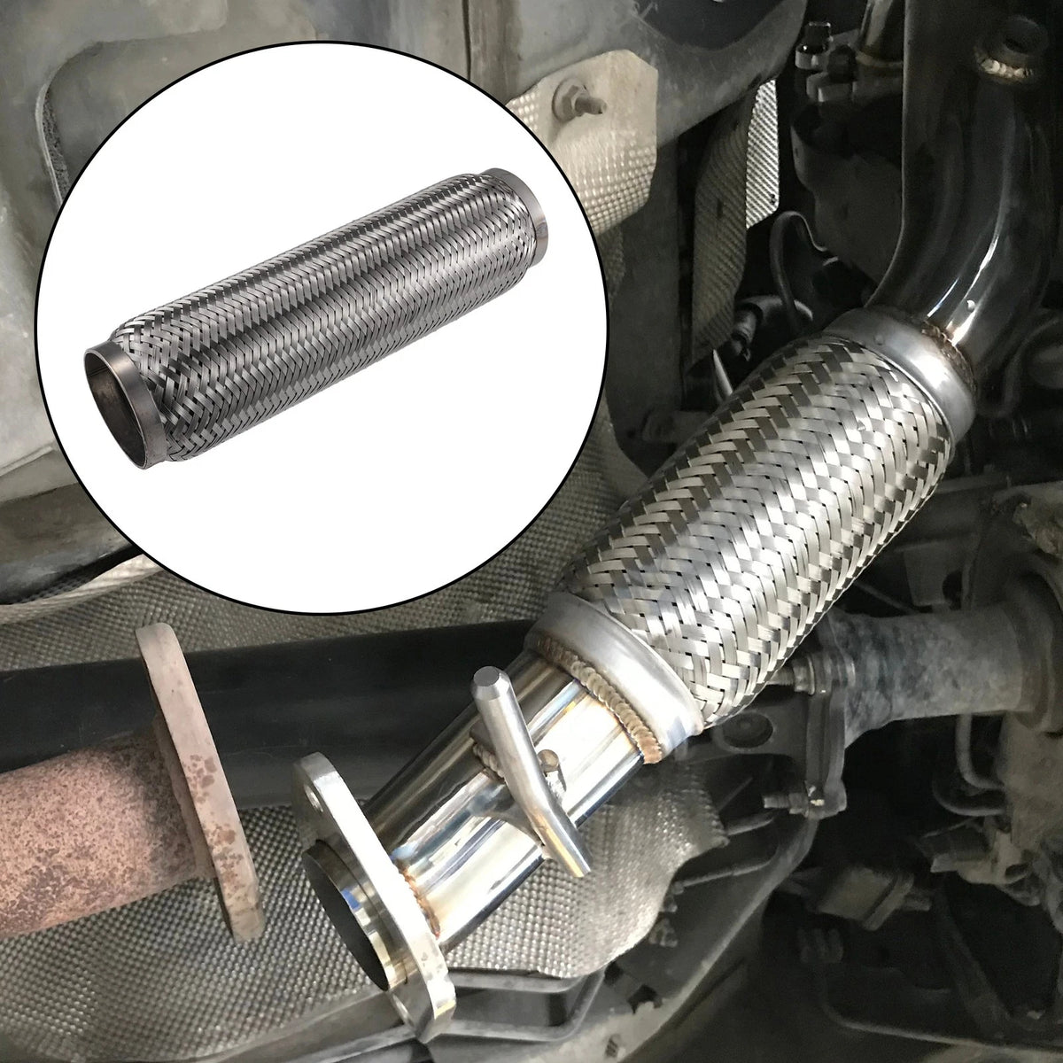 Exhaust Flex Joint 70x305mm Stainless Steel for Universal Fit