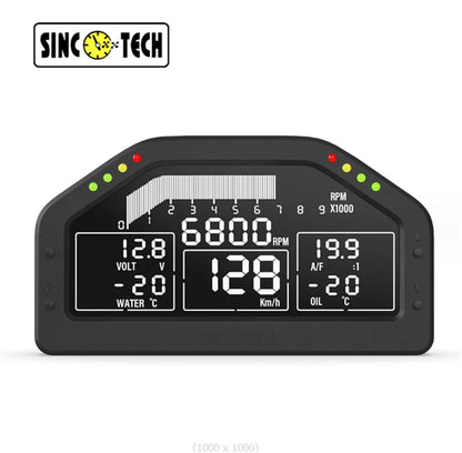 DO925 Racing Dashboard Sensor KIT Digital Display LCD Screen Gauge Meter 9000RPM