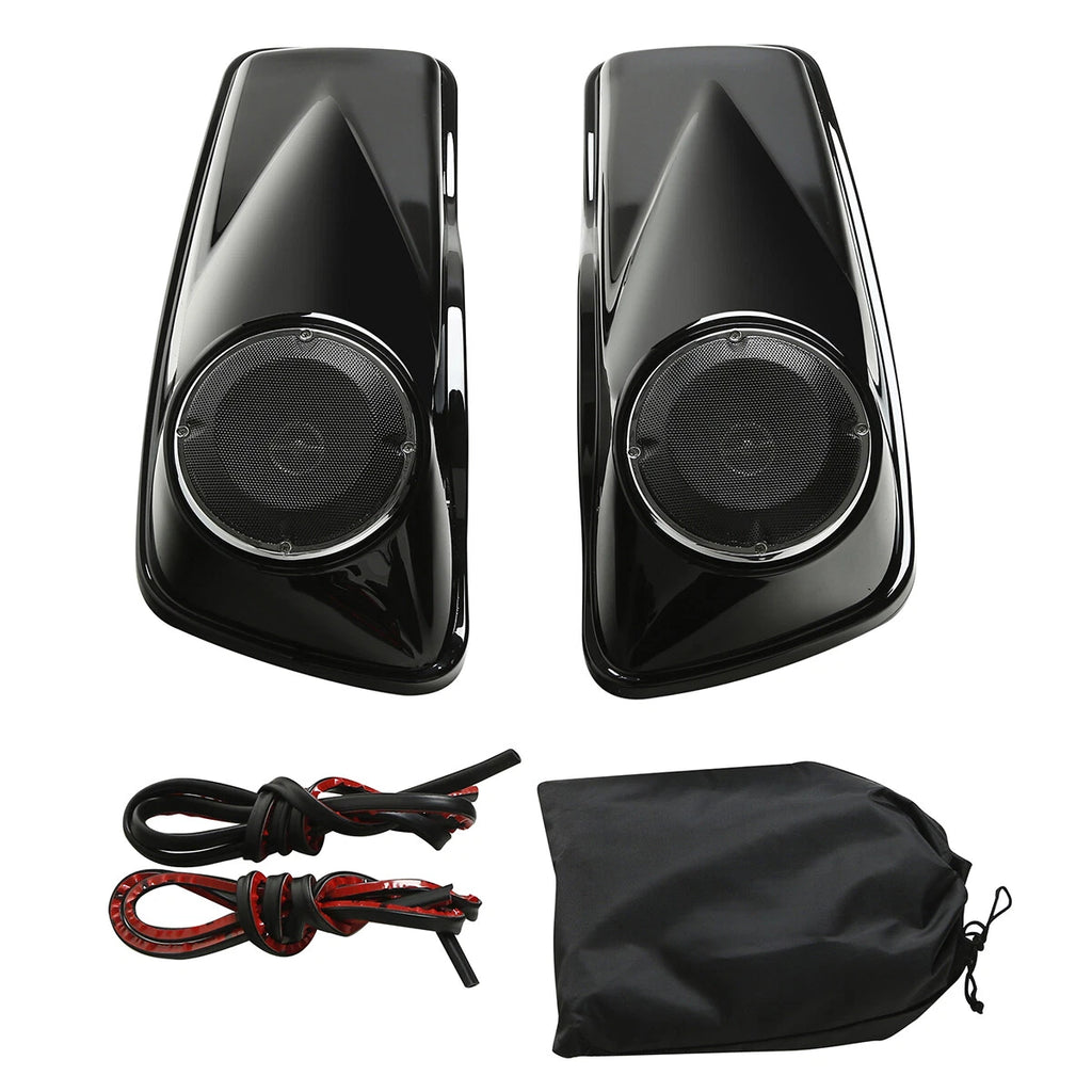 Saddlebag Lids & 6.5" Speakers for Harley Electra Glide (2014–2023)