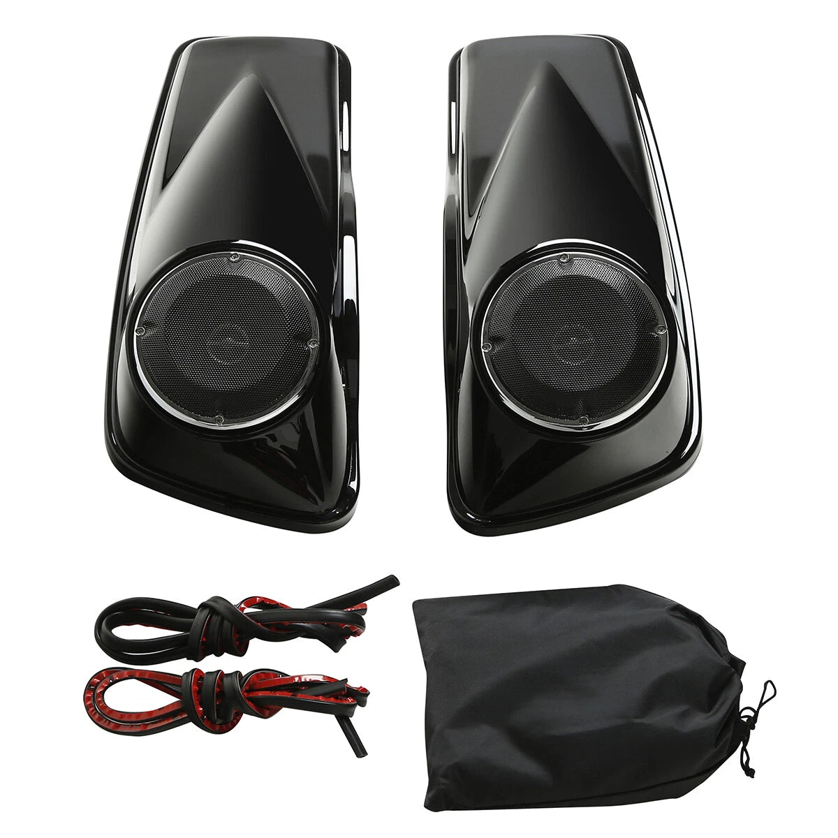 Saddlebag Lids & 6.5" Speakers for Harley Electra Glide (2014–2023)