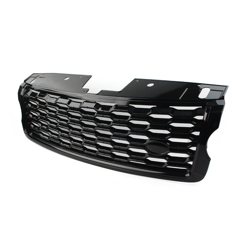 Front Center Radiator Upper Grille Glossy Black for Range Rover Vogue (2013–2017)