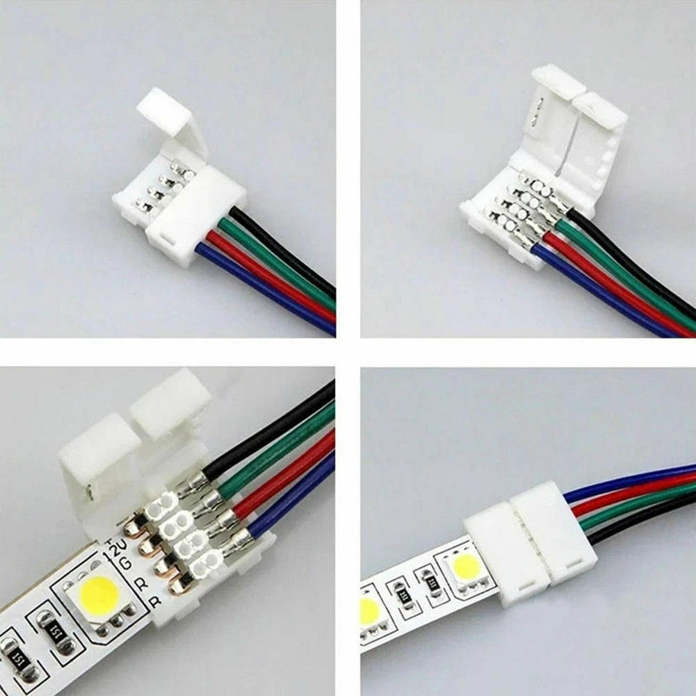 RGB Strip Light Wiring Harness 4PIN for 3528 5050 (9cm/3.5in)