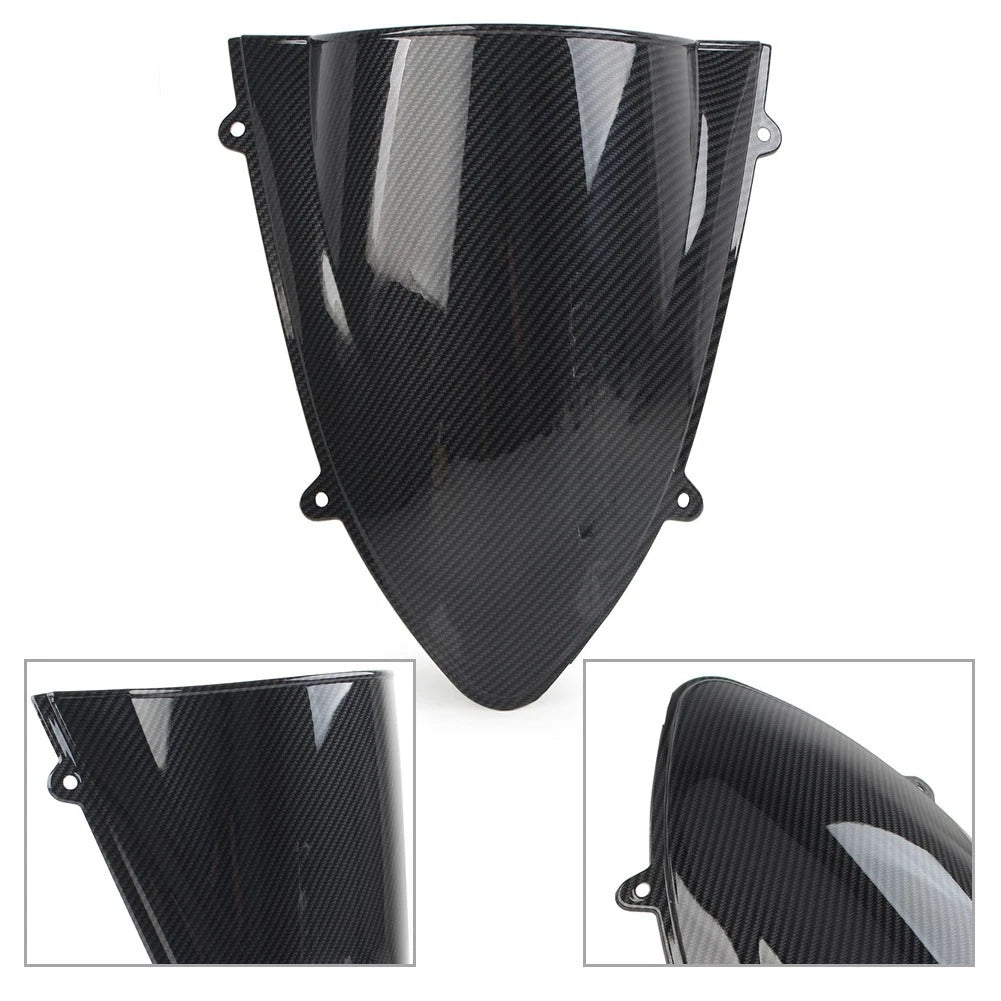 Windshield for Kawasaki Ninja 250 250R EX250 (2008–2012) Carbon Fiber Black