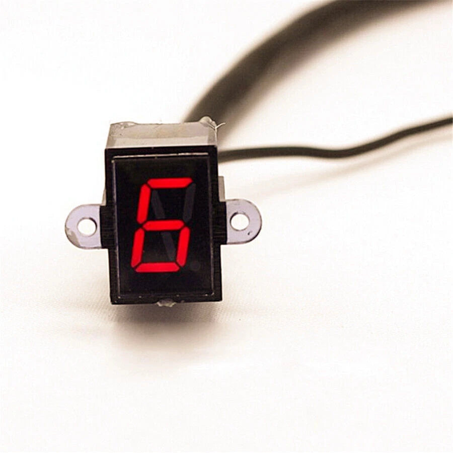 Digital N 6 Speed Gear Indicator for Motorcycle (Clutch Shift Lever)