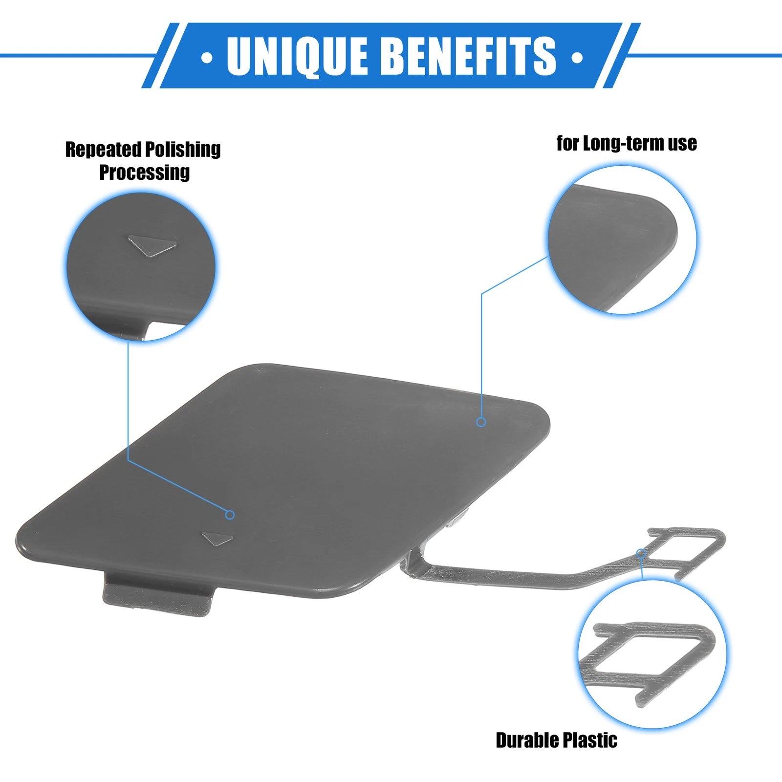 Rear Tow Hook Eye Cover Cap Replacement for BMW 3 Series F30 (2012–2015)